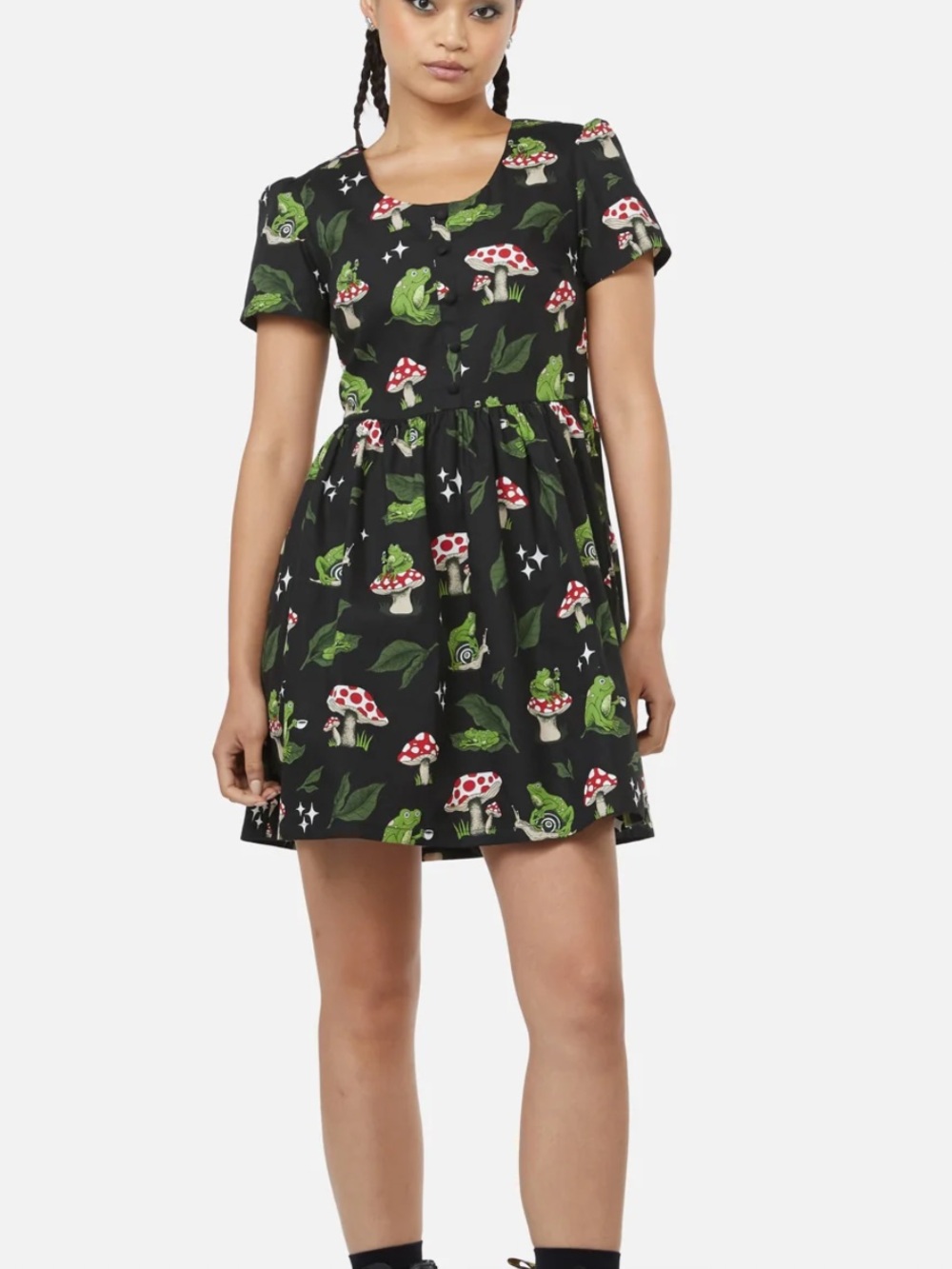 NWT Black Friday Frog Friends Dress